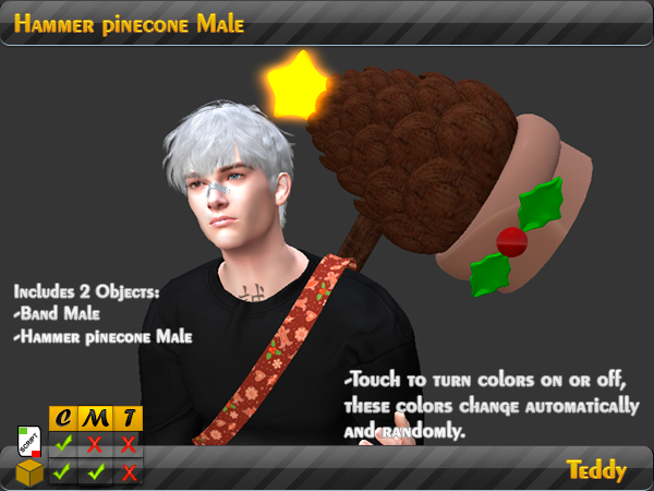 Hammer Pinecone Male