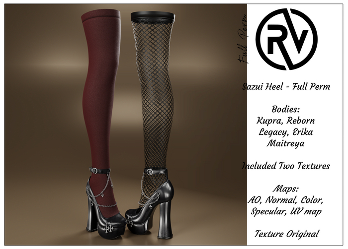 RV - SAZUI HEEL - FULLPERM