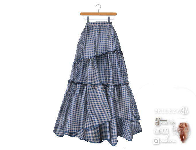 {amiable}Mesh Random Ruffled Maxi Skirt09