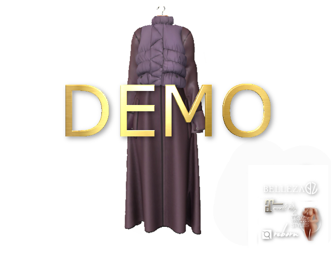 {amiable}Mesh Down Jacket Dress(DEMO)