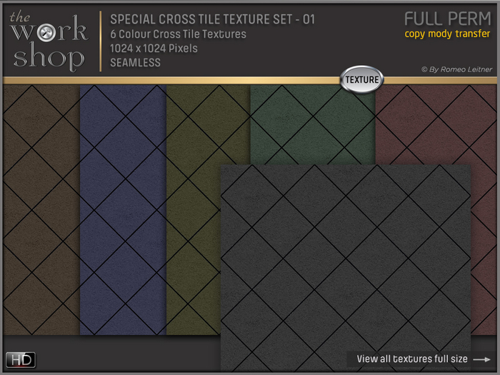 SPECIAL CROSS TILE TEXTURE SET - 01