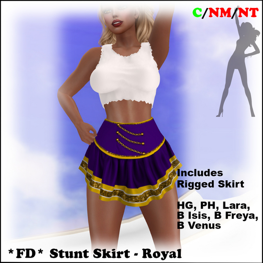 *FD* Stunt Skirt [BOXED] Royal