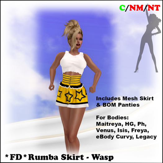 *FD* Rumba Skirt [Boxed] Wasp