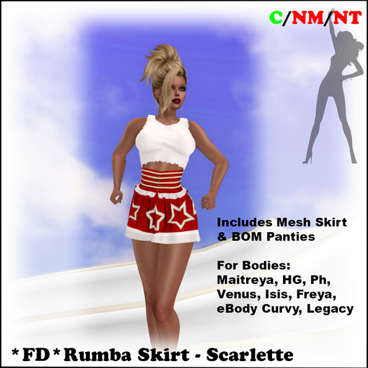 *FD* Rumba Skirt [Boxed] Wildcats