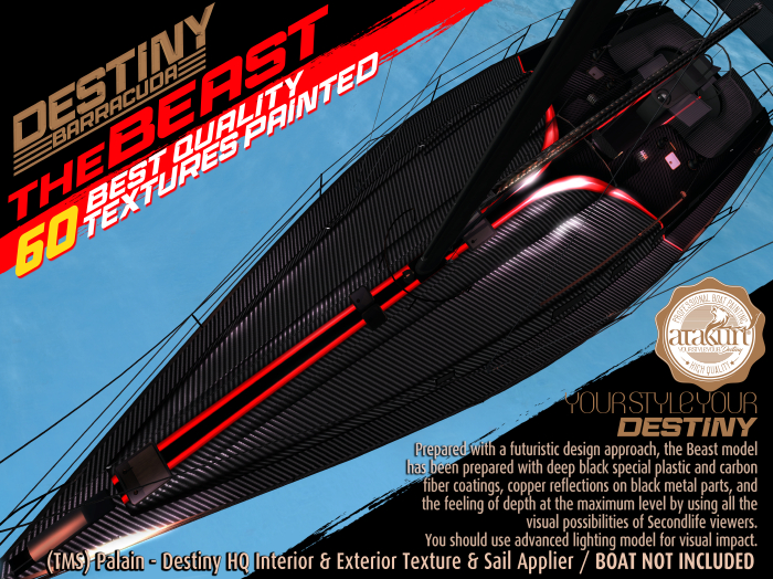 PALAIN Destiny BARRACUDA Beast Paint Pack // Add