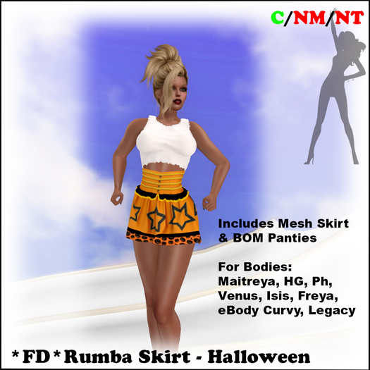 *FD* Rumba Skirt [Boxed] Halloween