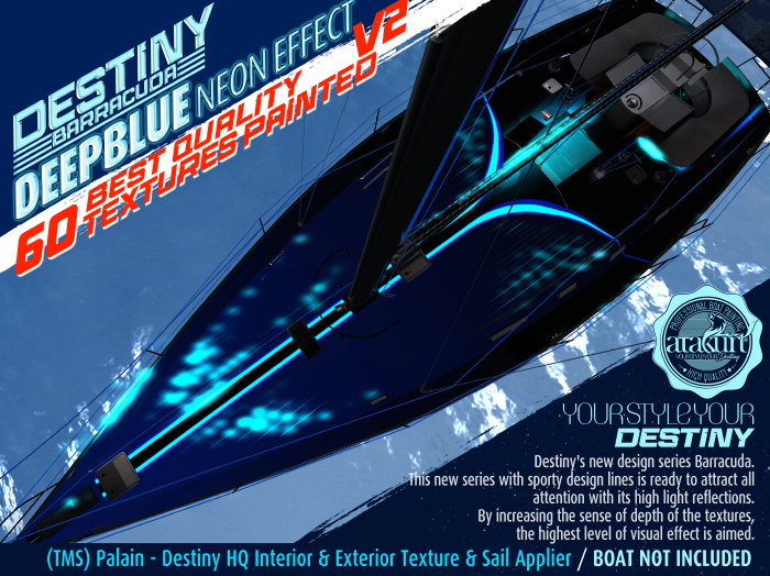 PALAIN Destiny BARRACUDA DeepBlue-V2 Paint Pack