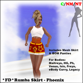 *FD* Rumba Skirt [Boxed] Phoenix