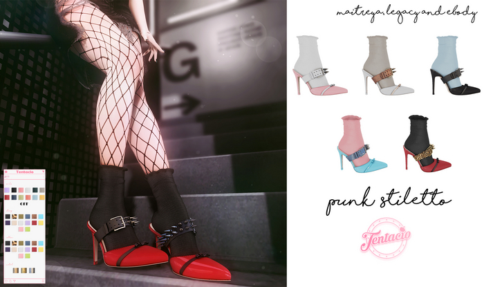 *Tentacio* Punk stiletto fatpack