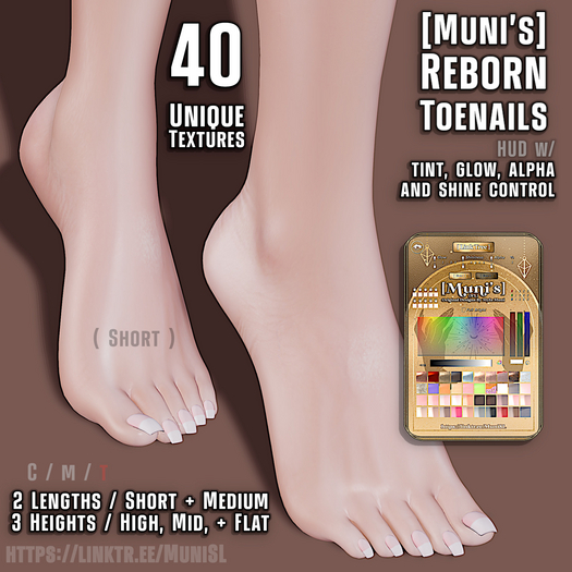 [ Muni's ]  Reborn Toenails
