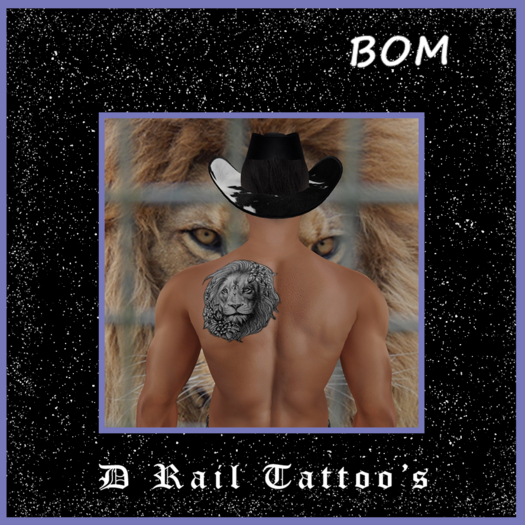 Lion Back Tattoo – BOM