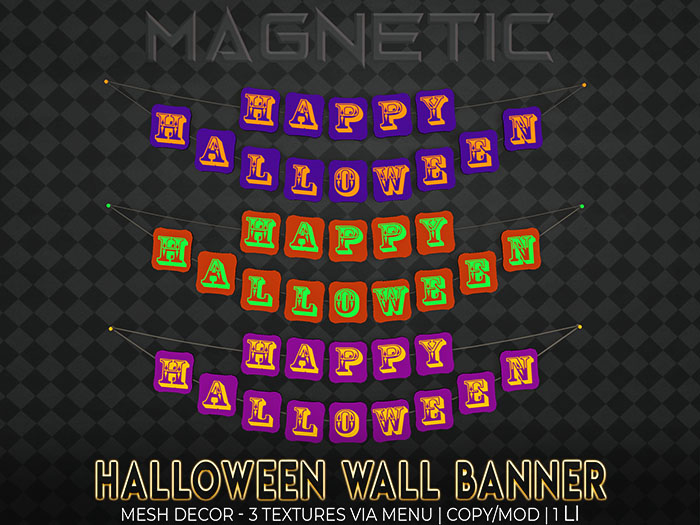 Magnetic - Halloween Wall Banner