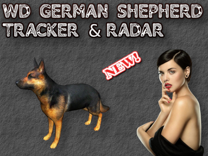 [WD] GERMAN SHEPHARD RADAR & TRACKER - COPYABLE AND  ONLY 5 PRIMS