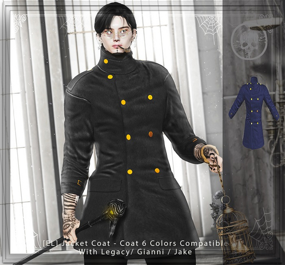 [EL] Jacket Coat Blue -