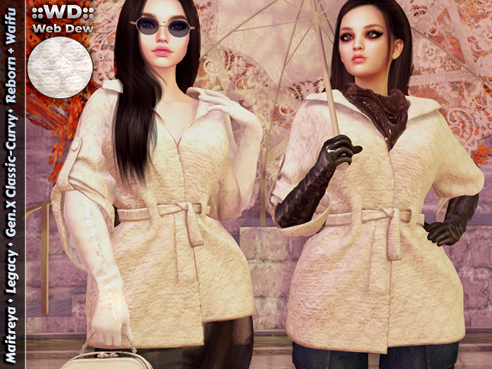 ::WD:: Cashmere Coat - Milk White