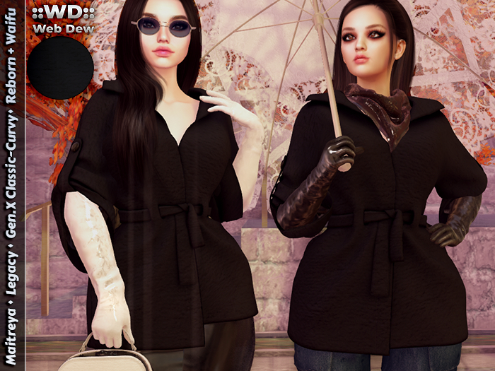::WD:: Cashmere Coat - Black