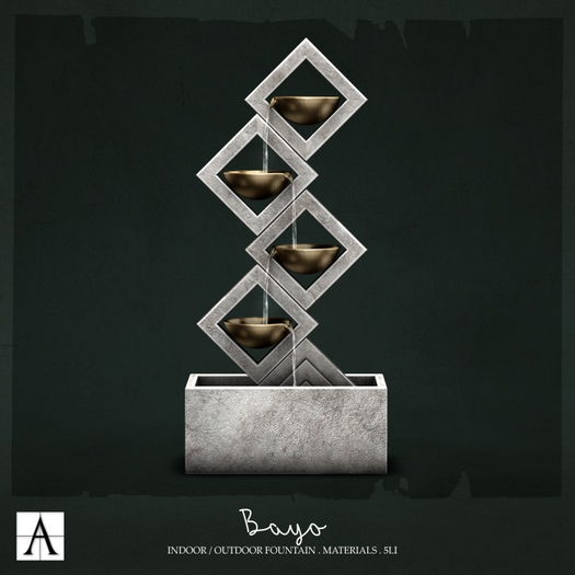 Architect. Bayo Fountain (white;gold)