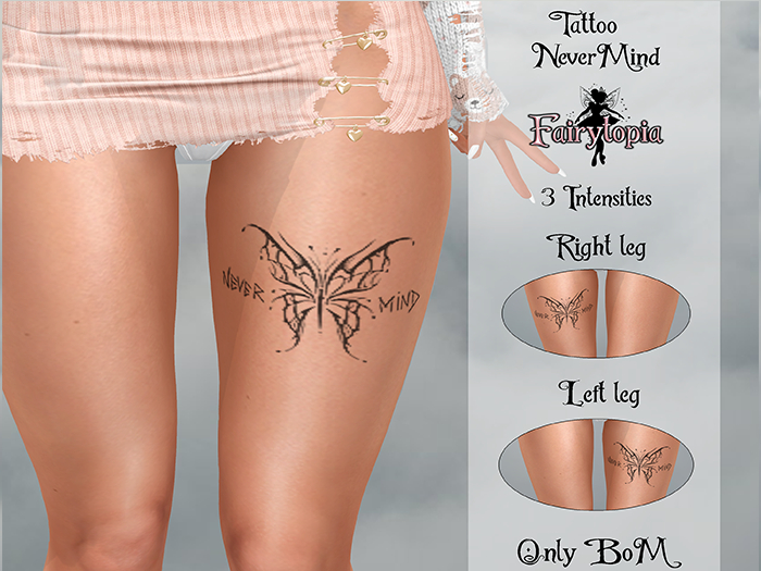 **FAIRYTOPIA** TATTOO NEVERMIND