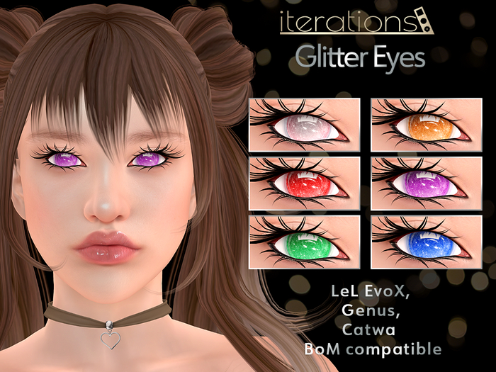 Glitter Eyes by iterations 