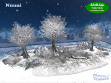 RW - Winter snow tree garden landscape *Nuuni* c/m