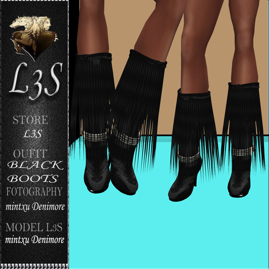 [ L3S ] BLACK BOOTS