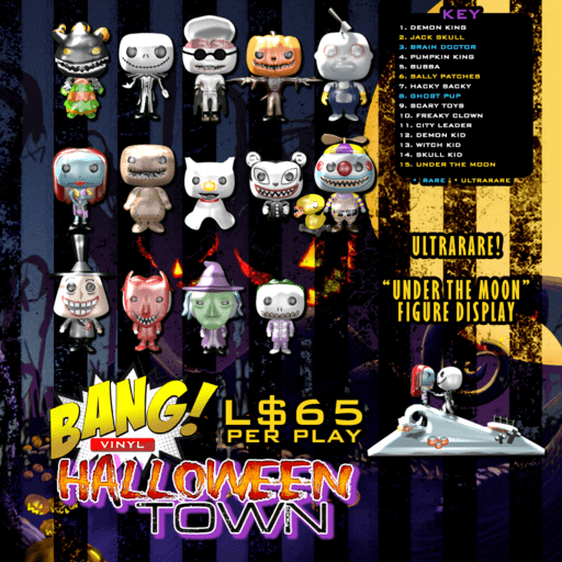 03. Bang! Figures - Halloweentown - Brain Doctor  * RARE