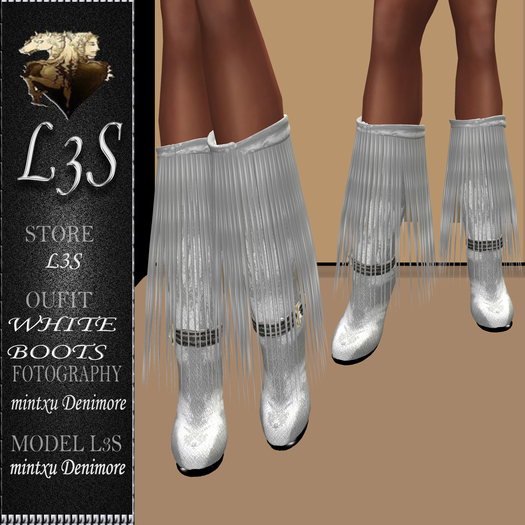 [ L3S ] WHITE  BOOTS