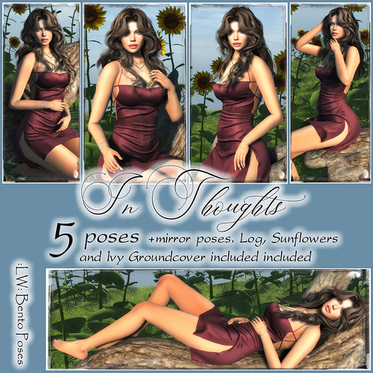 :LW: Bento Poses - In Thoughts BOXED