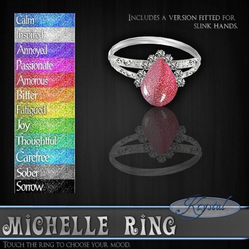 Michelle - Ring - Platinum - Opal