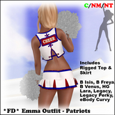 *FD* Emma Outfit [Boxed] Patriots