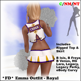 *FD* Emma Outfit [Boxed] Royal