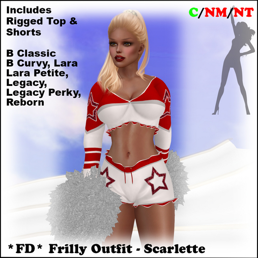 *FD* Frilly Outfit [Boxed] Scarlette