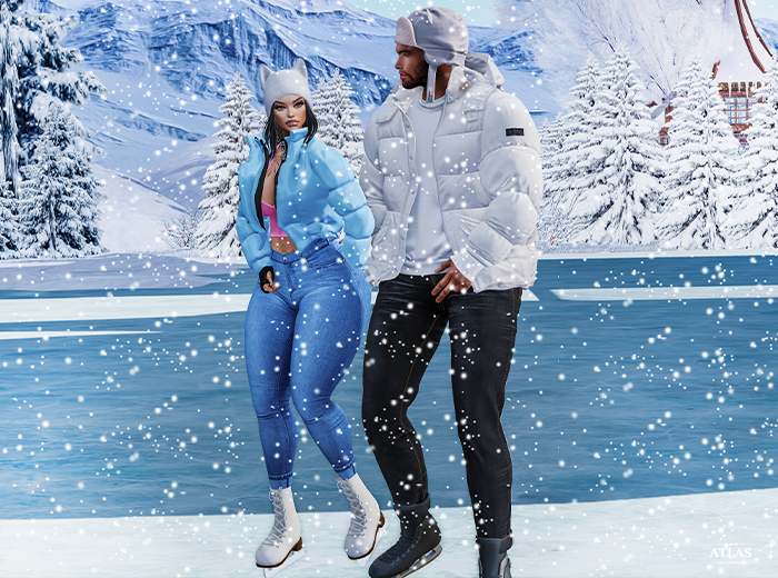 Second Life Marketplace - *ATLAS*Couple Pose 75 Ice rink