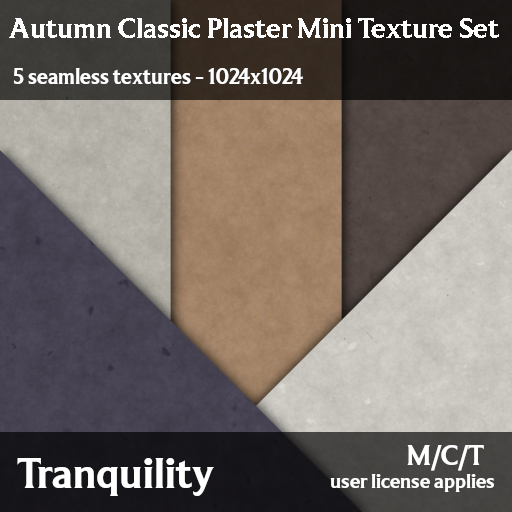 Tranquility - Autumn Classic Plaster Mini Texture Set