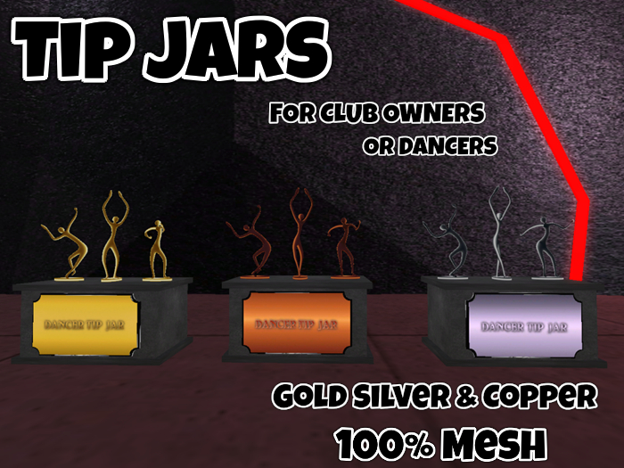 Dancer Trophy Tip Jars