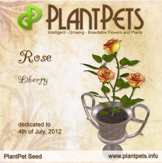 PlantPet Seed [Rose *Liberty*]