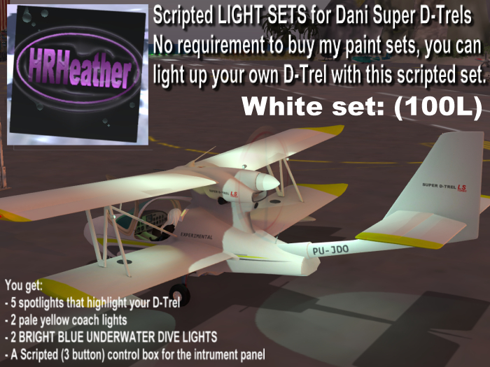 [HRH] D-Trel WHITE DIVE-LIGHT SET (BOX)