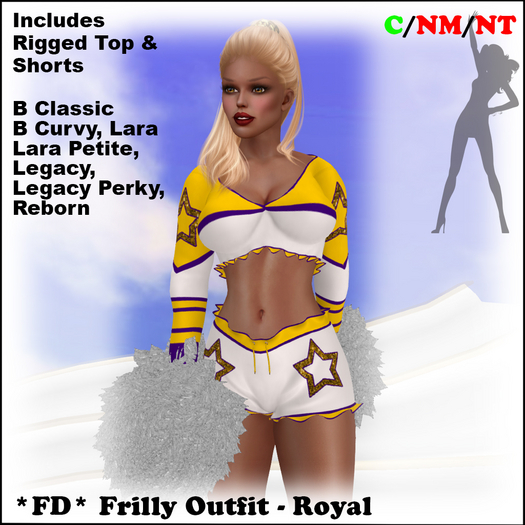 *FD* Frilly Outfit [Boxed] Royal