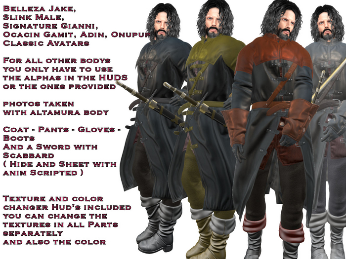 Medieval Warrior Outfit (ADD)