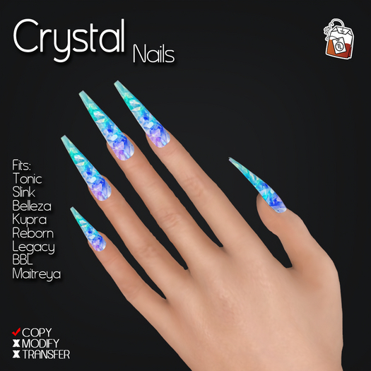 ~TL~ Crystal Iridescent Nails