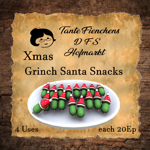 DFS Xmas Grinch Santa Snacks