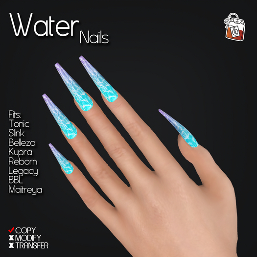 ~TL~ Water Iridescent Nails