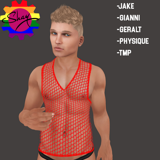 Red Mesh Tank