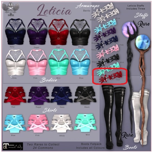 [The Forge] Leticia Armwraps, Red. Fixed