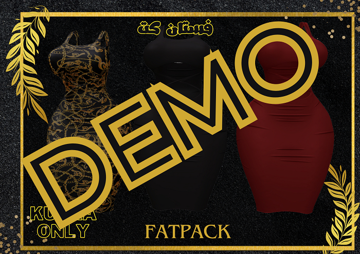 semi cut dress DEMO