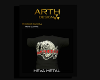 ARTH - TSHIRT HEVA 2 METAL BLACK/ GREY PACK