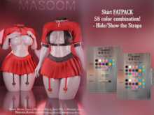 [[ Masoom ]] Crimson Curse Skirt - FATPACK