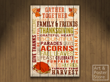 Gather Together | Thanksgiving Shabby Chic Wooden Pallet Wall Art 