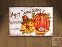 Happy Thanksgiving | Shabby Chic Wooden Pallet Wall Art 