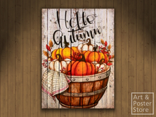 Hello Autumn | Thanksgiving Shabby Chic Wooden Pallet Wall Art 